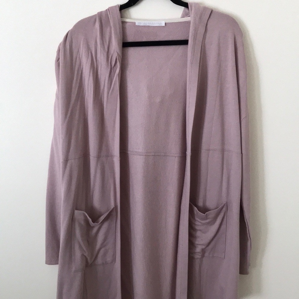 Double Zero Brand Boutique Hooded Casual Cardigan